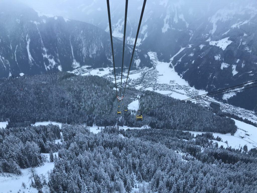 kolejka narciarska w Mayrhofen