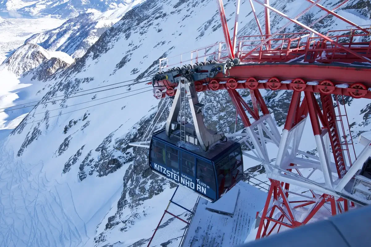 Gondola alpejska — system kolejek linowych w Zillertal, Tyrol